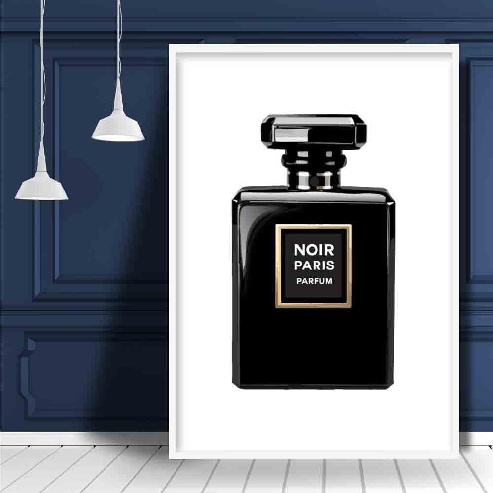 Black Perfume Noir Art Print Poster