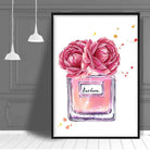 Pink Parfum and two Peonies Perfume Poster 1