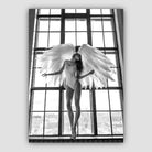 Angel in Window Photo Print