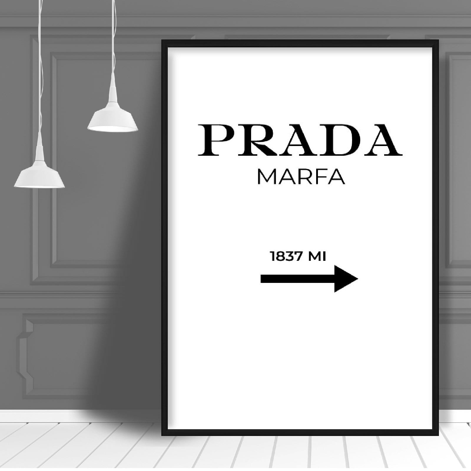 Marfa Print Poster