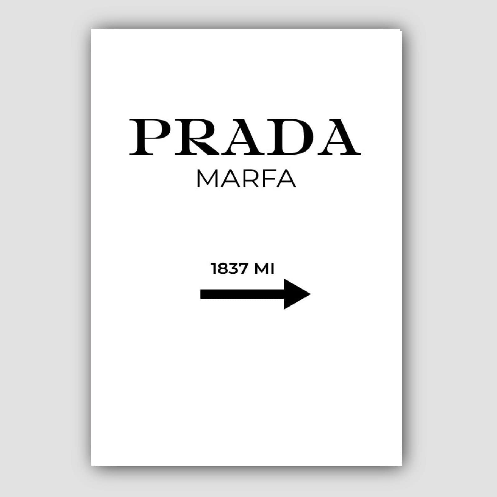 Marfa Print Poster