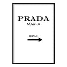 Marfa Print Poster