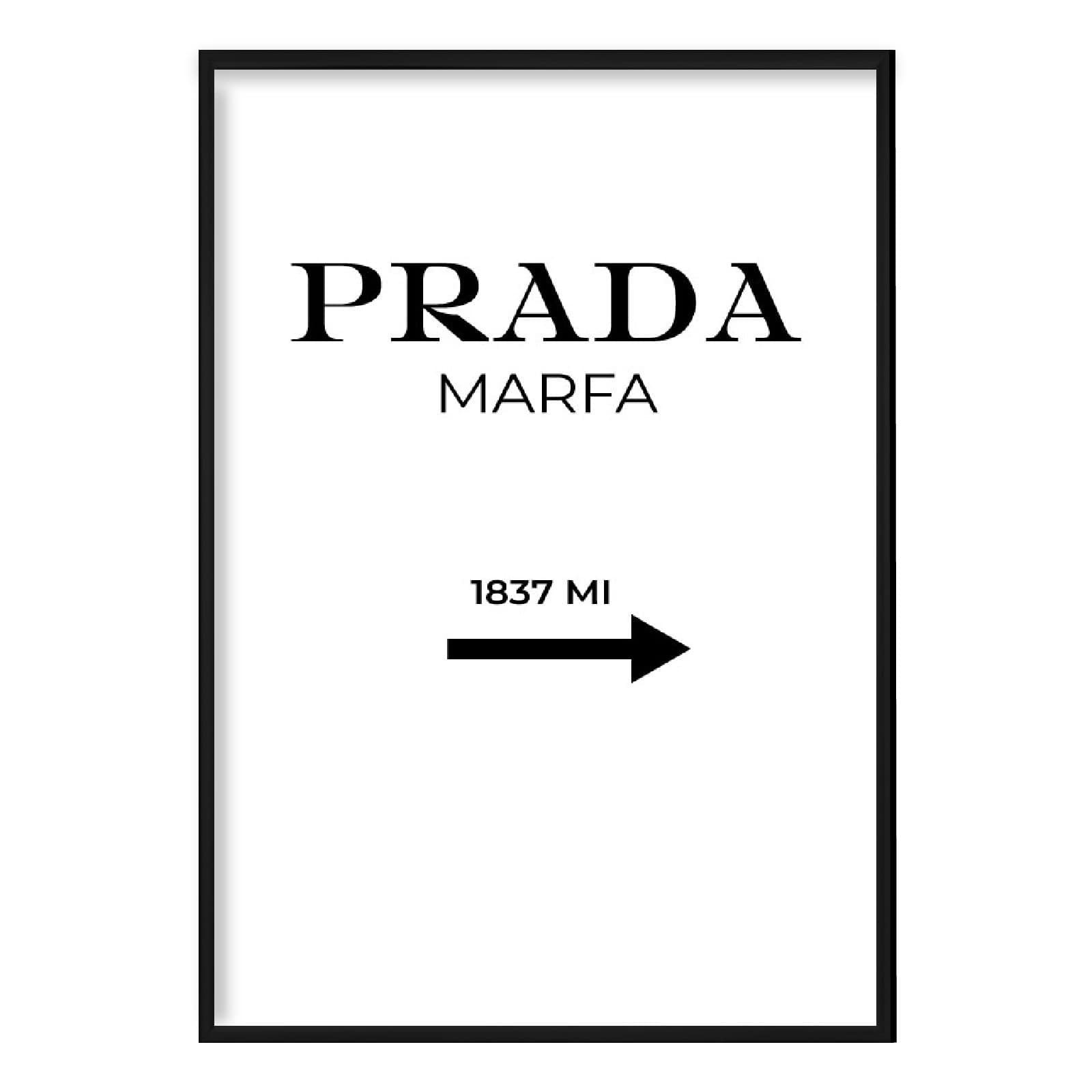 Marfa Print Poster