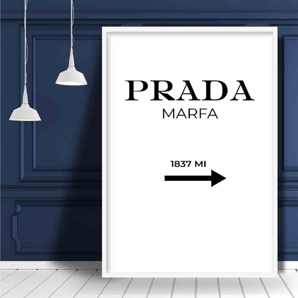 Marfa Print Poster
