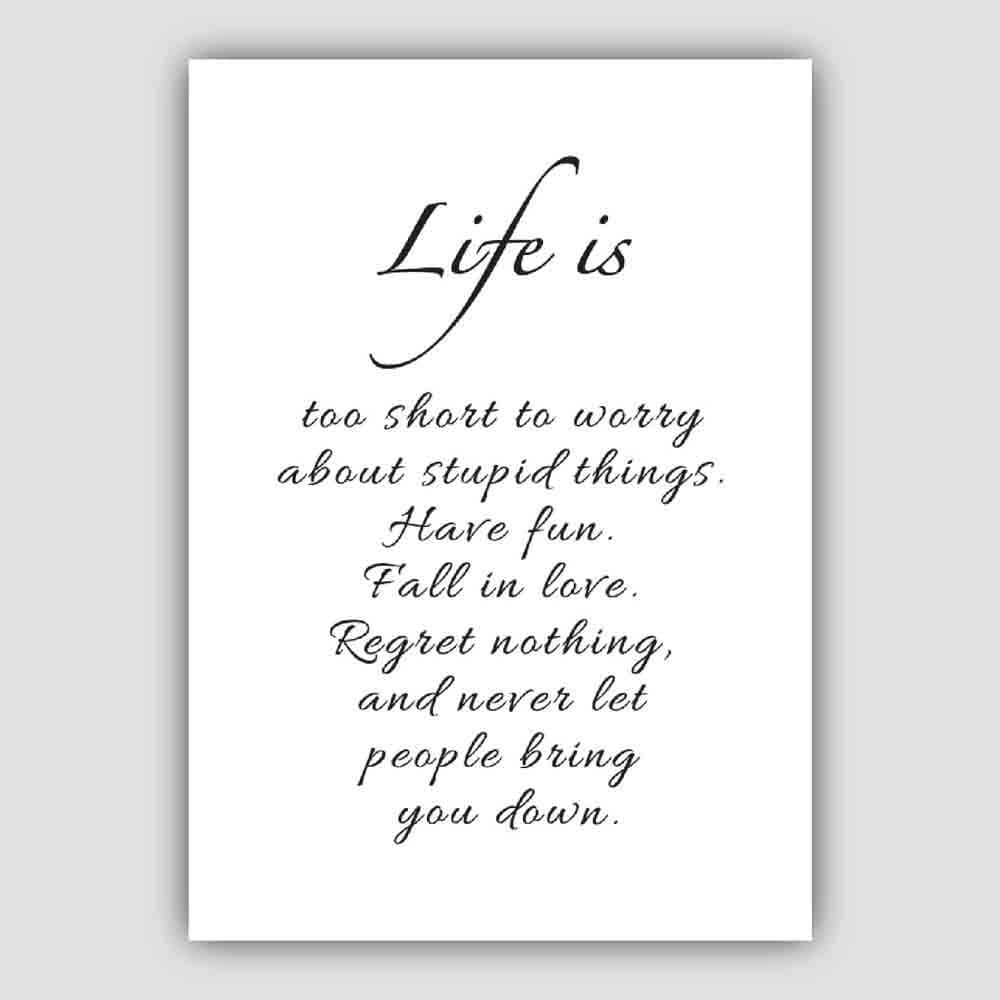 Life is, Quote Poster