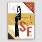 Style & Fashion Sketch Girl, 'A Girl should be two things' Quote Print