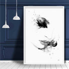 Abstract Watercolour Fashion Illustration face