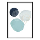 Winter Moods ICE POOLS Abstract Painting Print