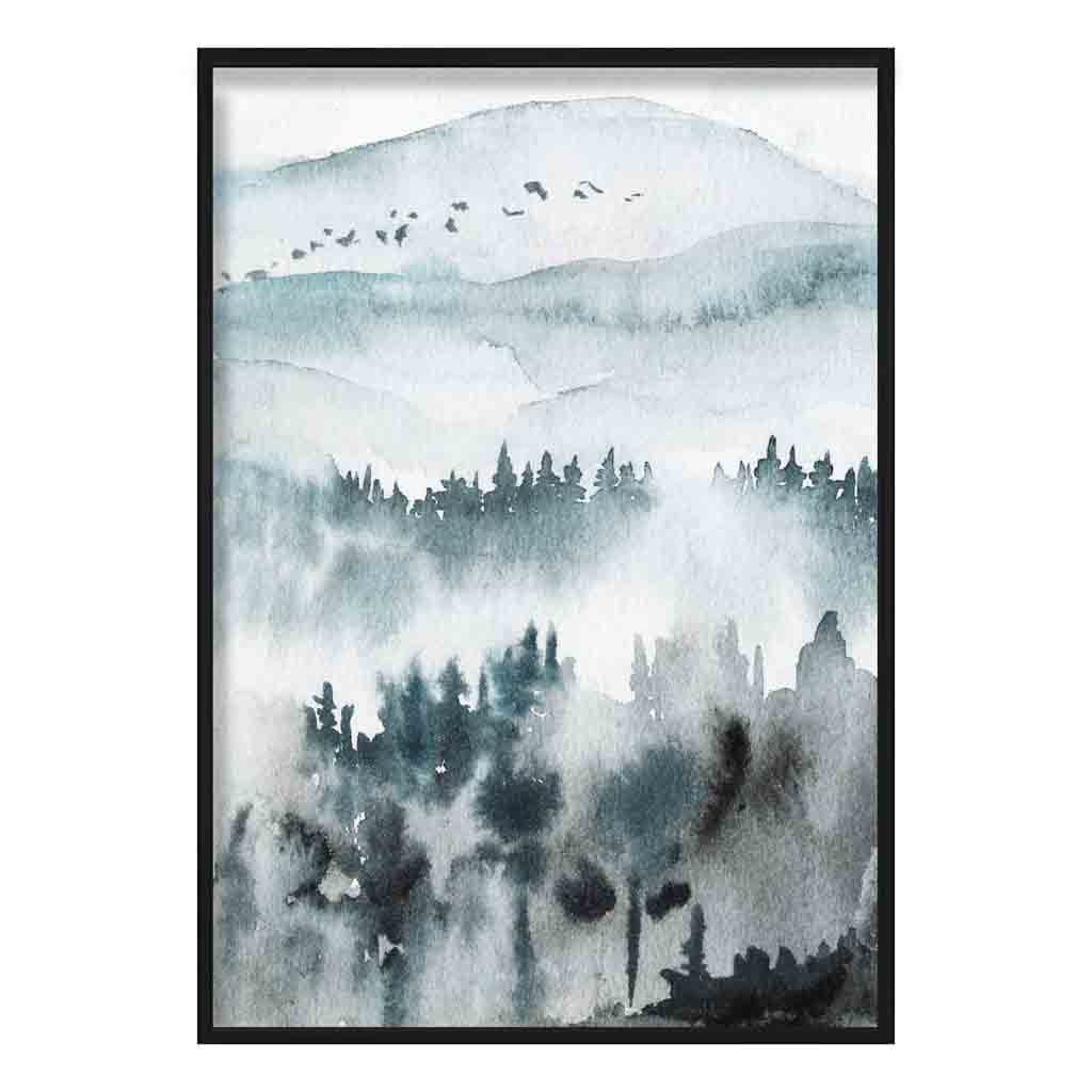 Abstract Landscape Art Print of Painting No 3