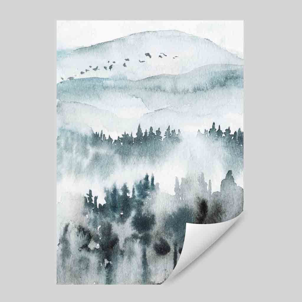 Abstract Landscape Art Print of Painting No 3