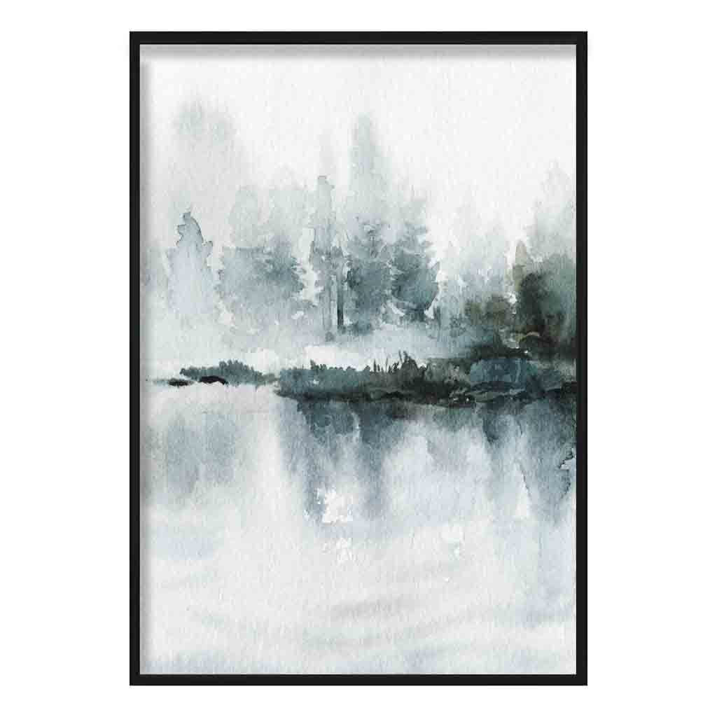 Abstract Landscape Art Print of Painting No 4