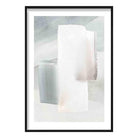 Watercolour Strokes Beige and Grey Art Print 01