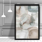 Watercolour Beige and Grey Art Print 01