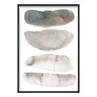 Watercolour Beige and Grey Art Print 02