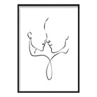 Abstract Line Art Wall Poster No 3