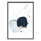 Winter Moods SNOW ANGEL Abstract Painting Print