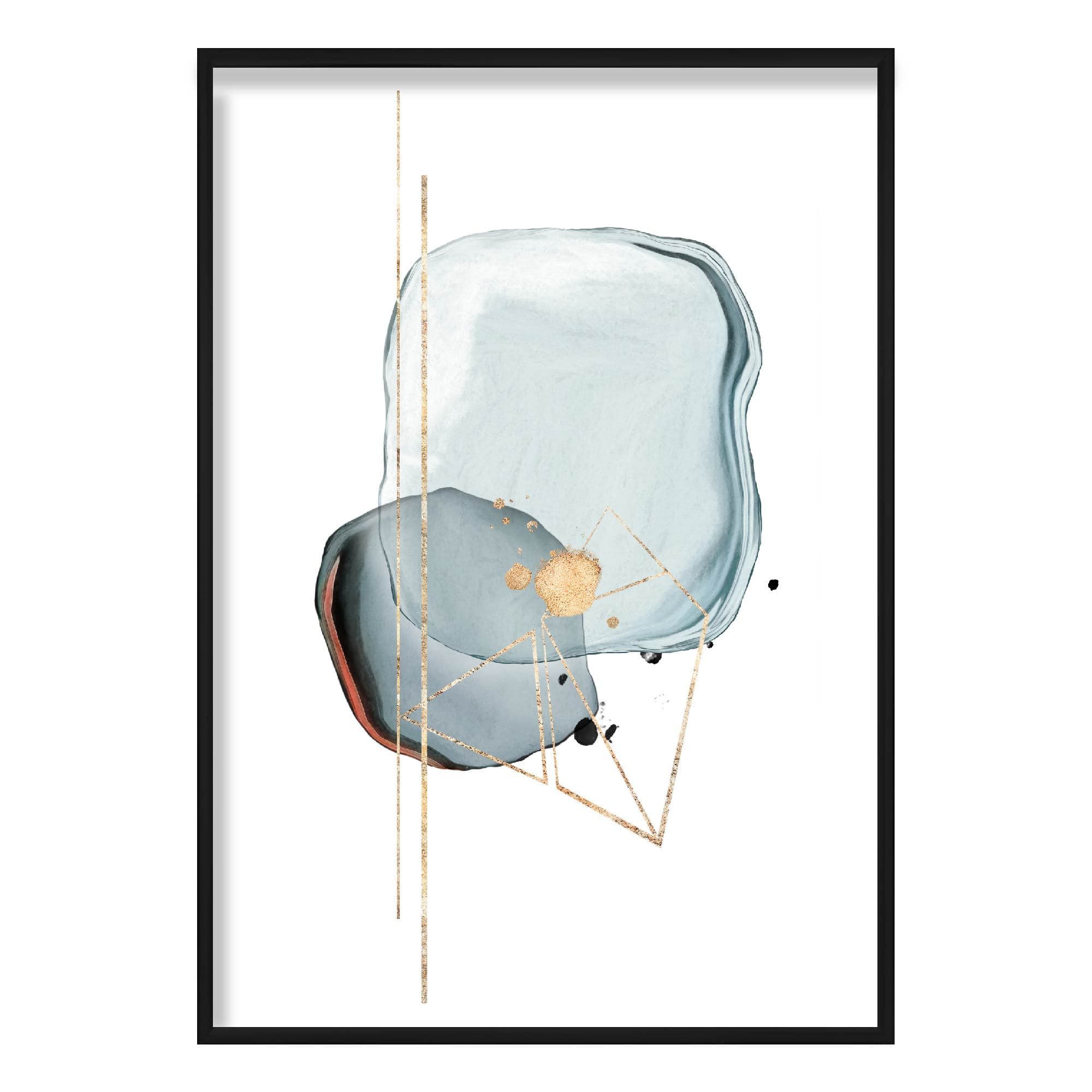 Winter Moods FROST Abstract Painting Print