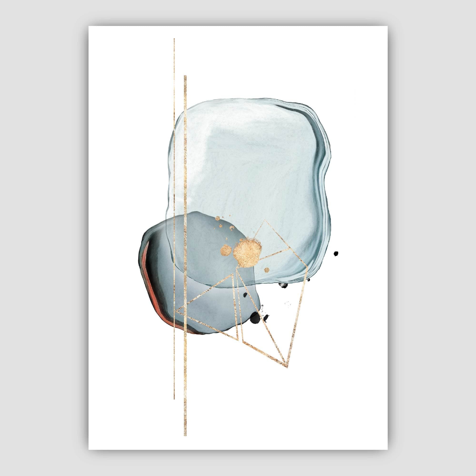 Winter Moods FROST Abstract Painting Print