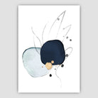 Winter Moods SNOW ANGEL Abstract Painting Print