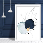 Winter Moods SNOW ANGEL Abstract Painting Print