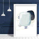 Winter Moods GLACIER Abstract Painting Print