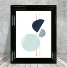 Winter Moods ICICLE Abstract Painting Print