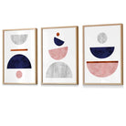 Flower Market Prints in Green, FRAMED Set of 3 with Flowers of London, Edinburgh, Dublin | Artze Wall Art UK