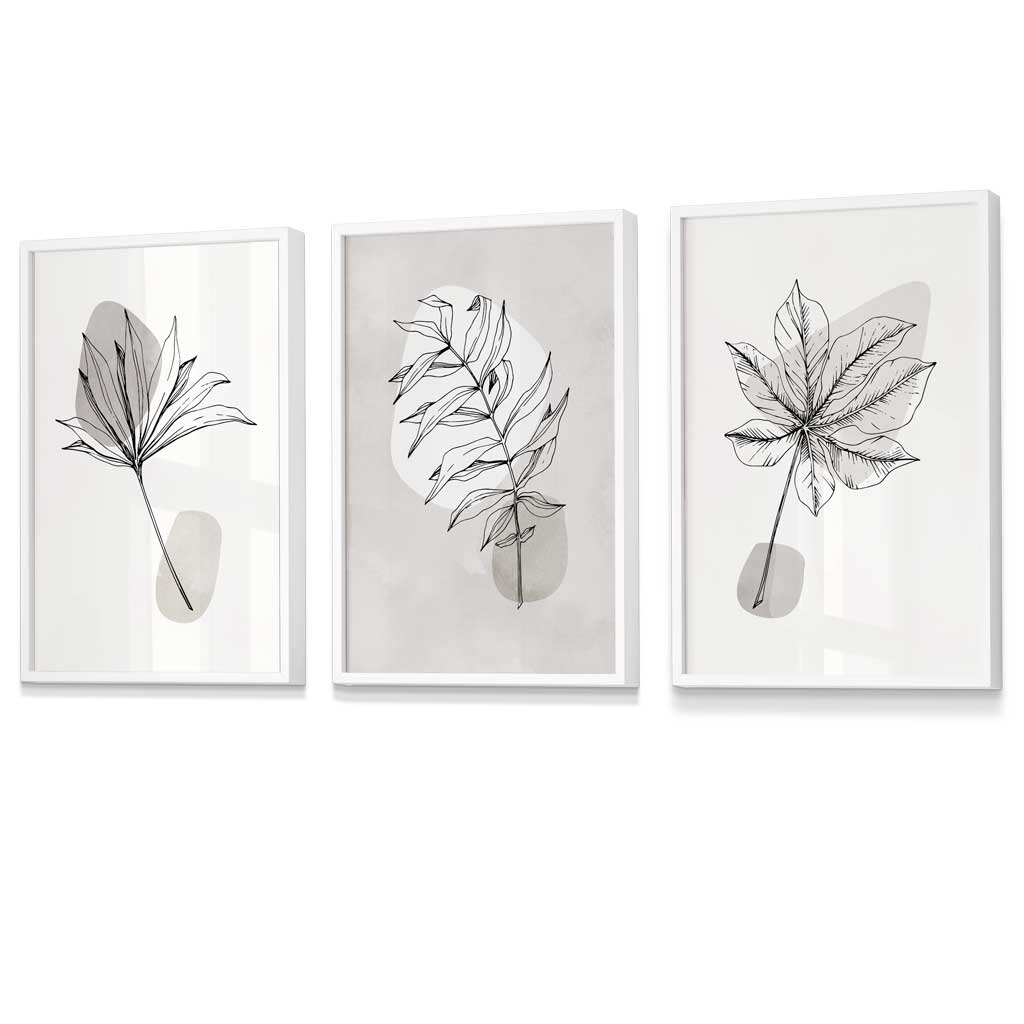 Flower Market Prints in Green, FRAMED Set of 3 with Flowers of London, Edinburgh, Dublin | Artze Wall Art UK