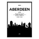 Aberdeen Scotland Skyline Cityscape Print