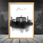 Beirut Watercolour Skyline Cityscape Print