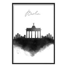 Berlin Watercolour Skyline Cityscape Print