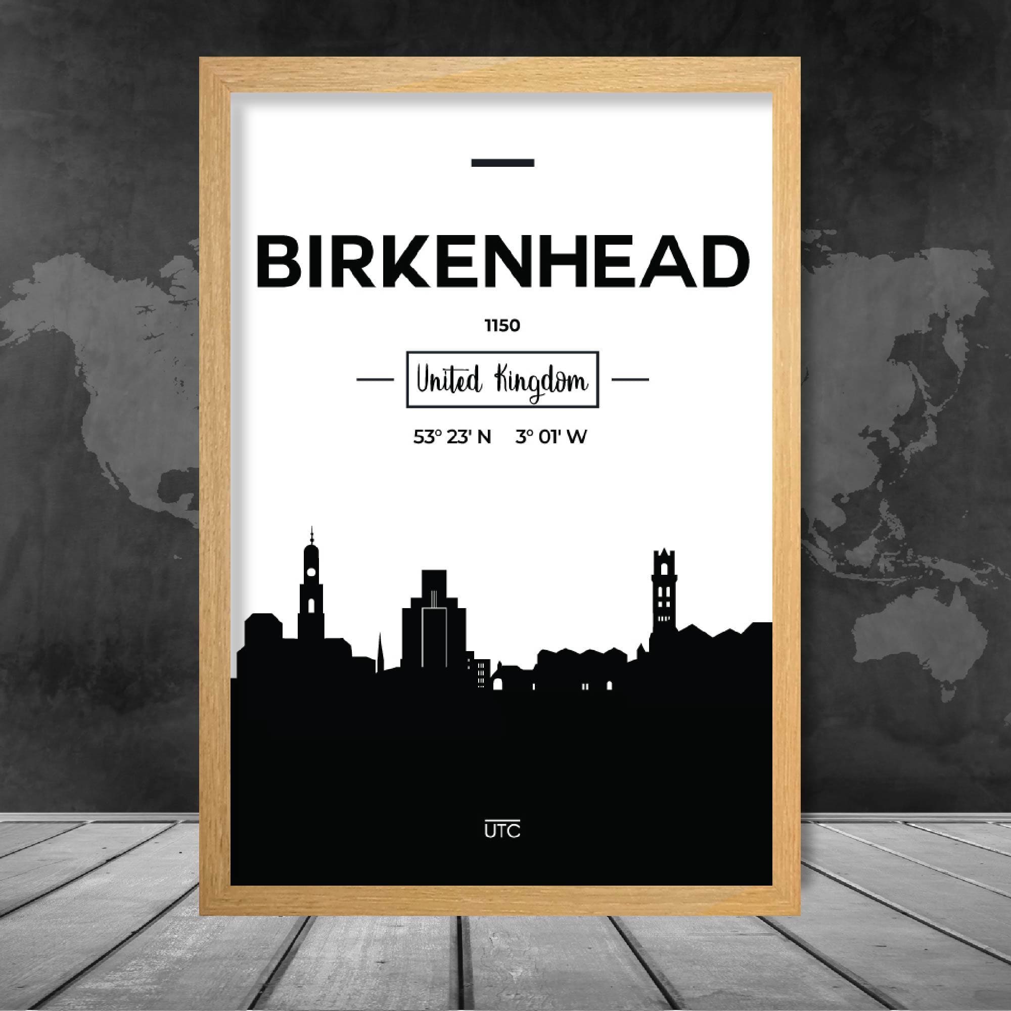 Birkenhead Skyline Cityscape Print