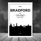 Bradford City Skyline Cityscape Print