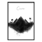 Cairo Watercolour Skyline Cityscape Print