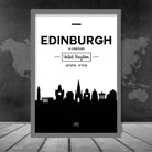 Edinburgh Scotland Skyline Cityscape Print