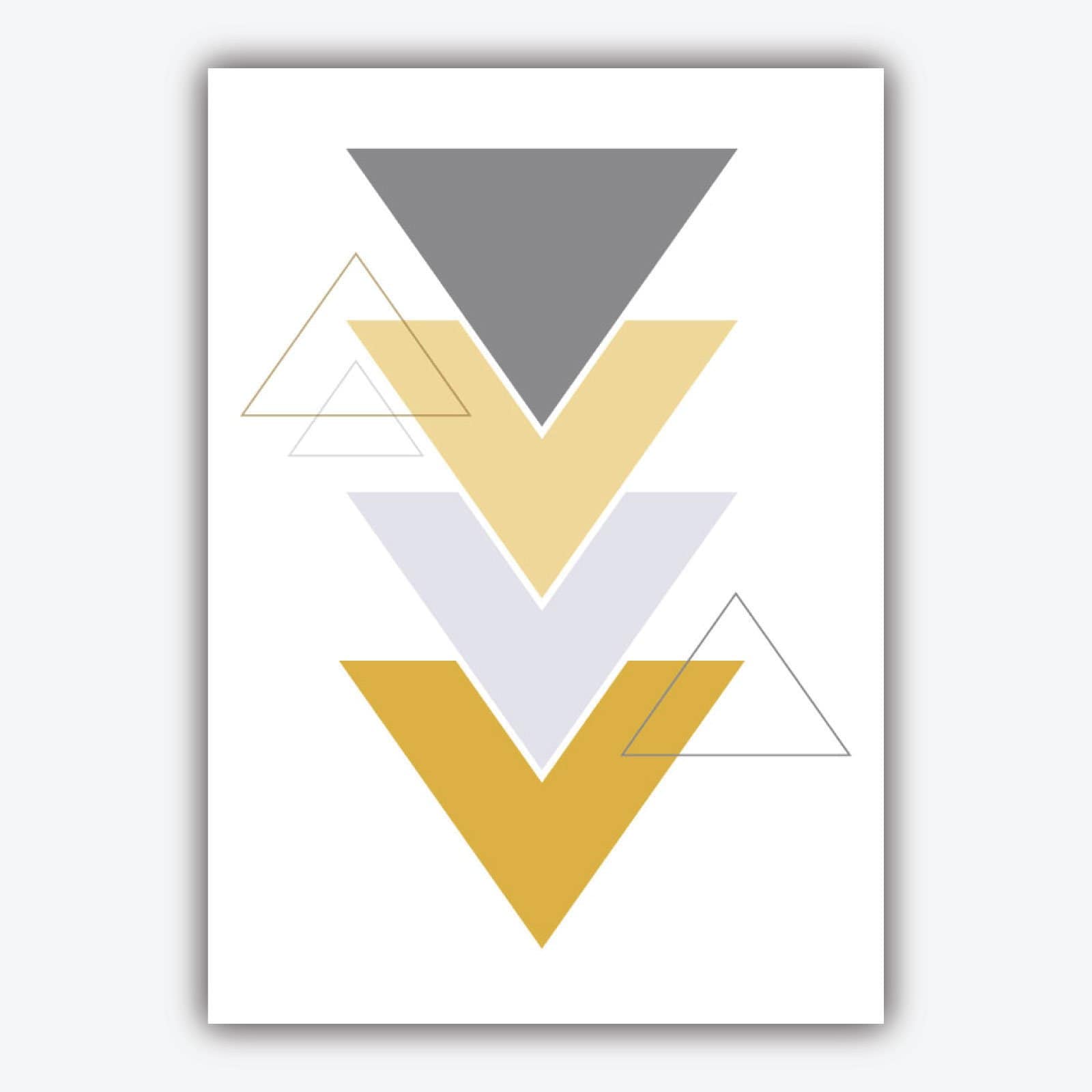 Set of 3 Scandinavian YELLOW & Grey Dolphin and Whale set Modern Art Prints