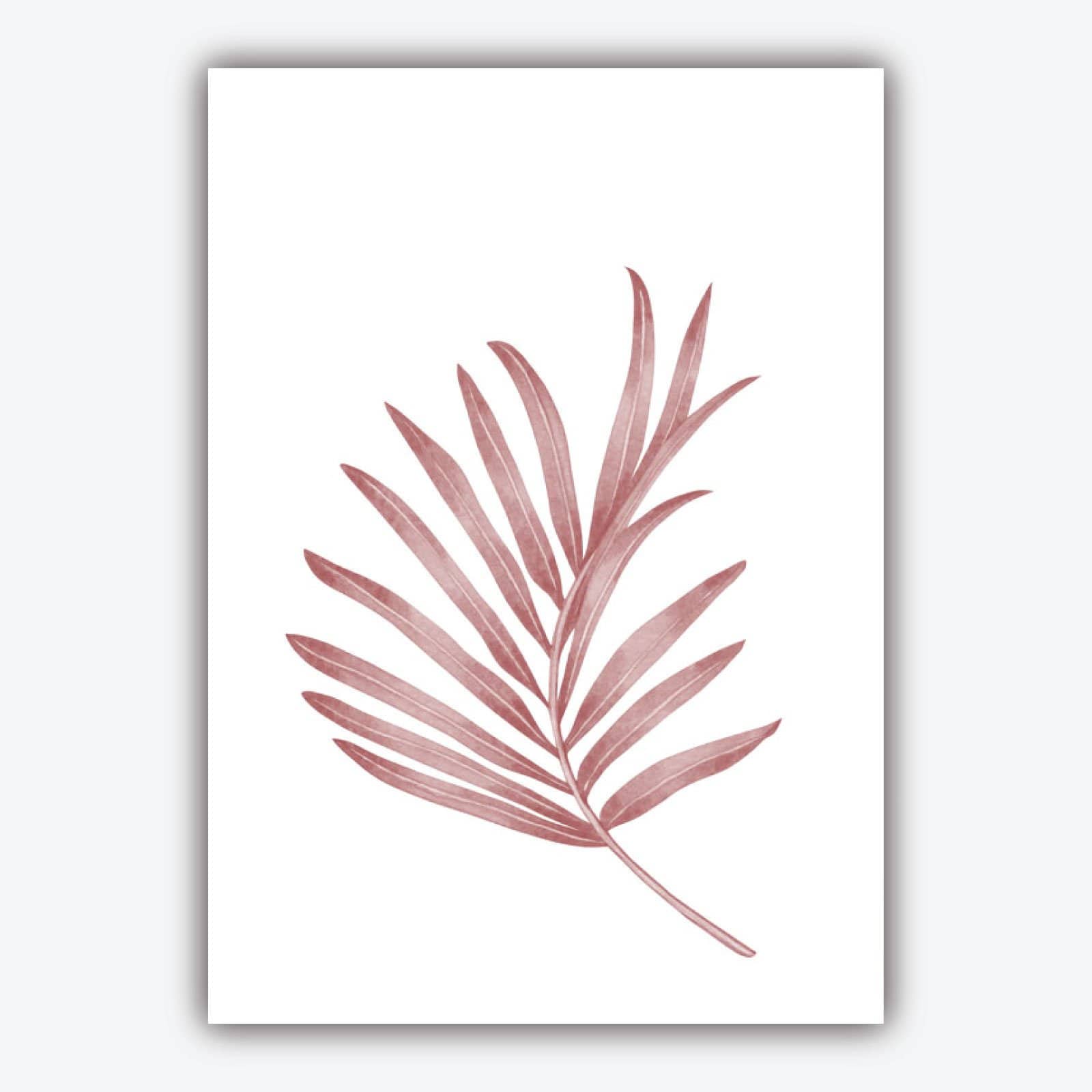 Set of 5 Gallery Wall Art Prints ORIGINAL Pink & Black ABSTRACT Botanical Palm Tree Wall Floral Pictures Posters Artwork