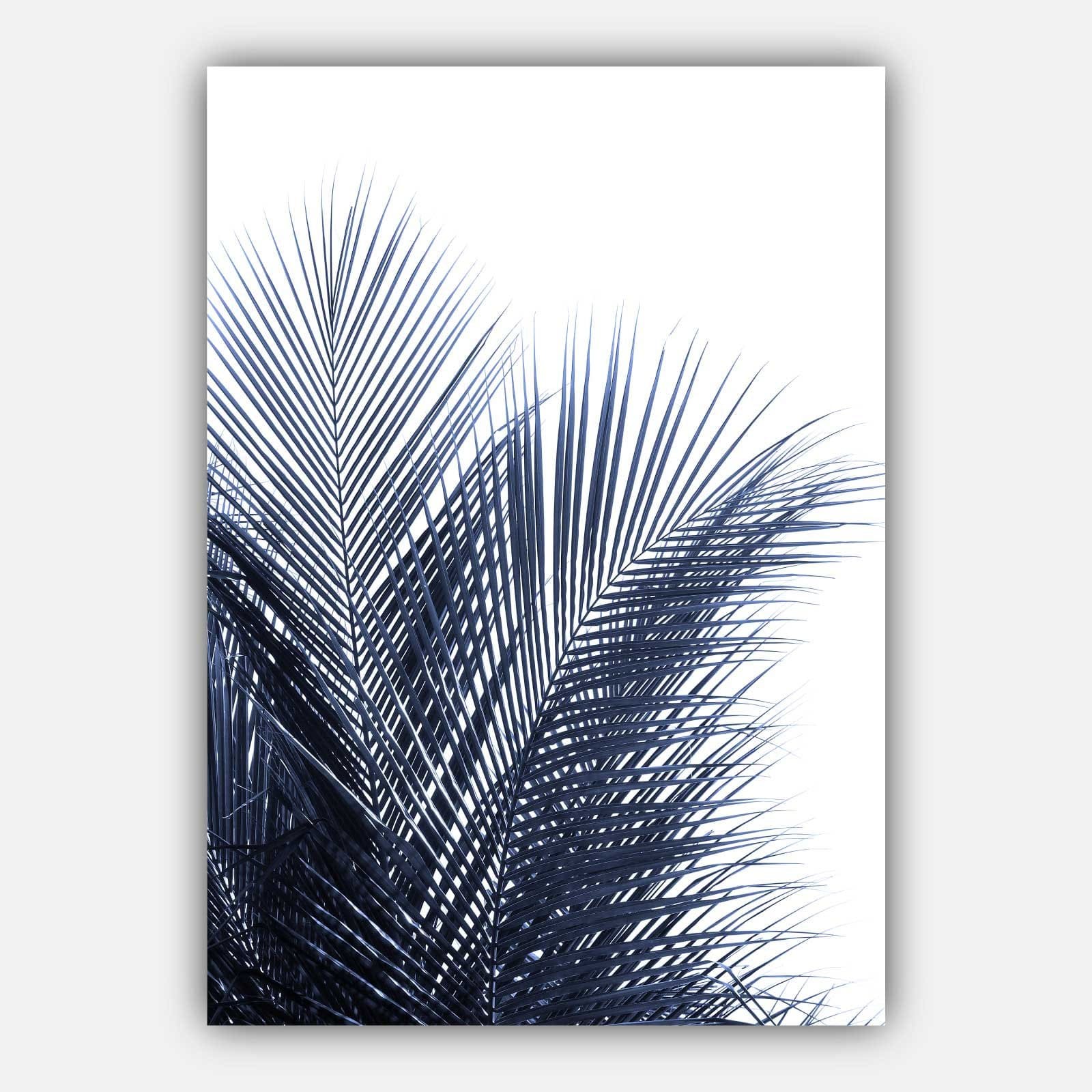 Set of 5 Gallery Navy & Blush Pink Wall Art Prints ORIGINAL ABSTRACT Botanical Palm Tree Wall Floral Pictures Posters Artwork