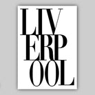Set of 5 LIVERPOOL Art Prints cityscape, Skyline Street Map Liver Building Wall Pictures Posters Artwork Perfect Gift