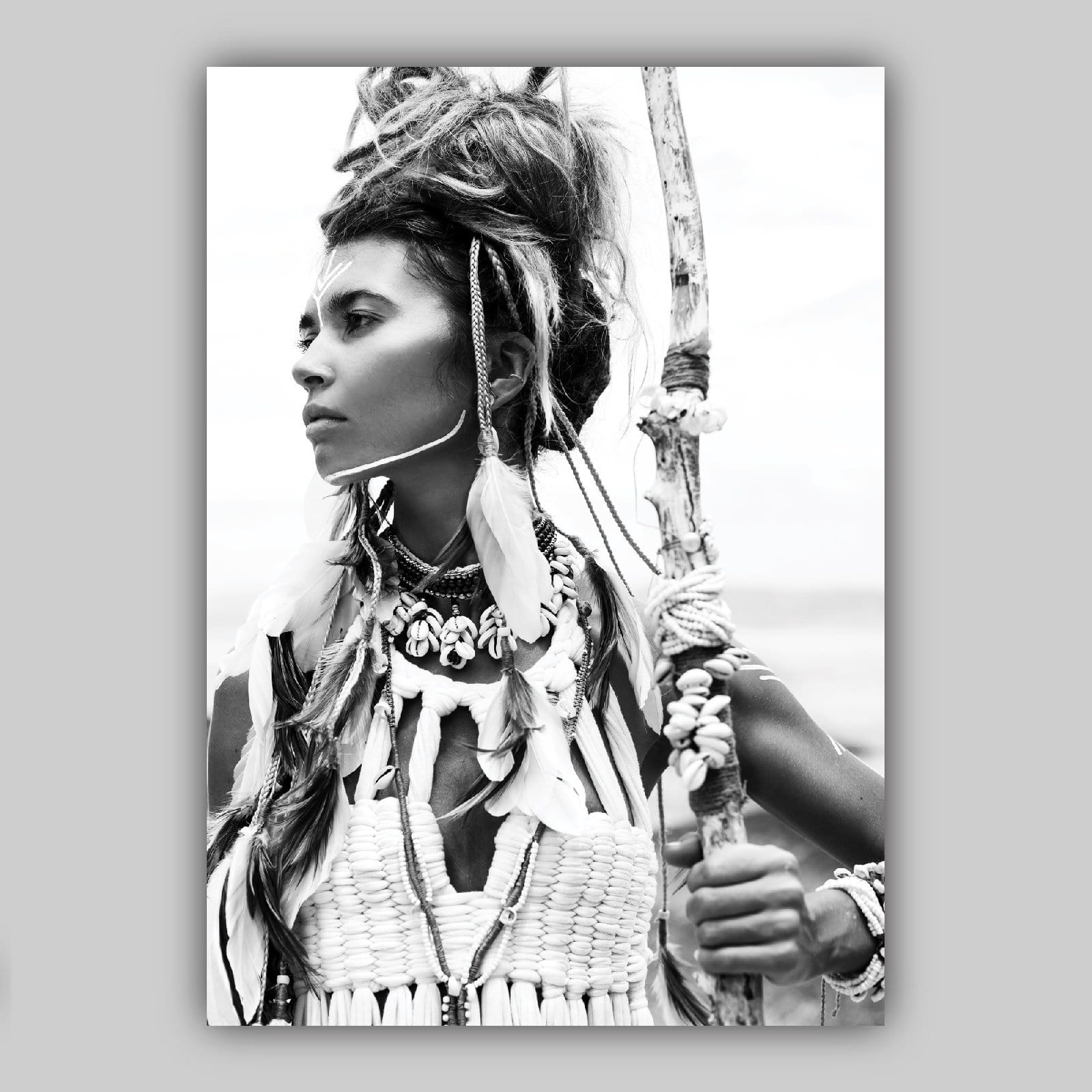 Set of 3 FASHION Strong WARRIOR Woman Powerful Quote Art Prints