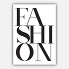 Set of 3 Black and White Fashion Quote Art Prints