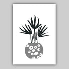Set of 3 Grey & Yellow Cactus Scandinavian Art Prints
