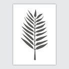 Set of 3 Duck Egg Blue and Grey Gallery Wall Art Prints Tropical FERN