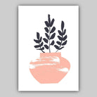 Set of 3 Abstract Pink & Green Cactus Art Prints