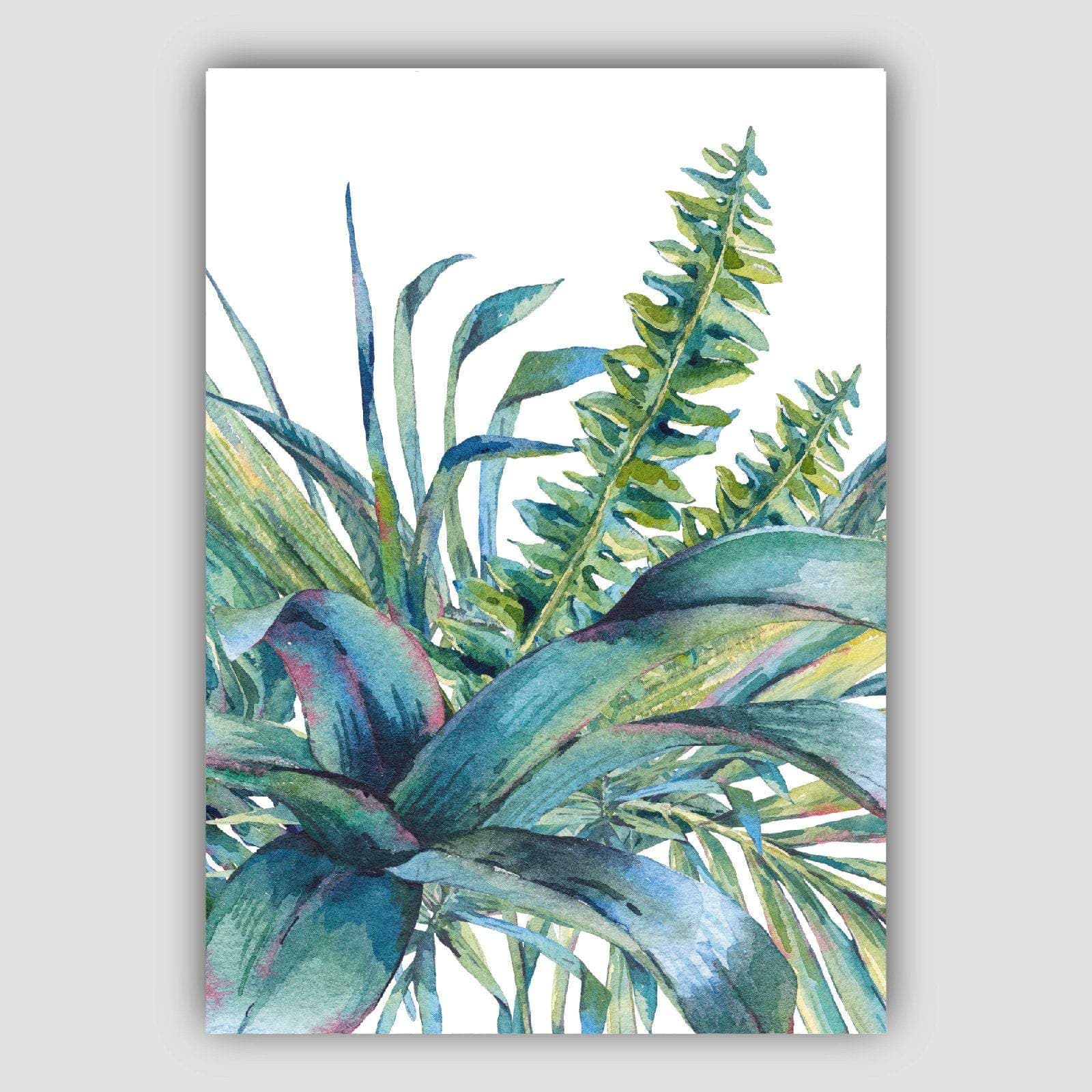 BOTANICAL set of 6 art PRINTS from Original Watercolour painting artwork perfect gallery pictures wall