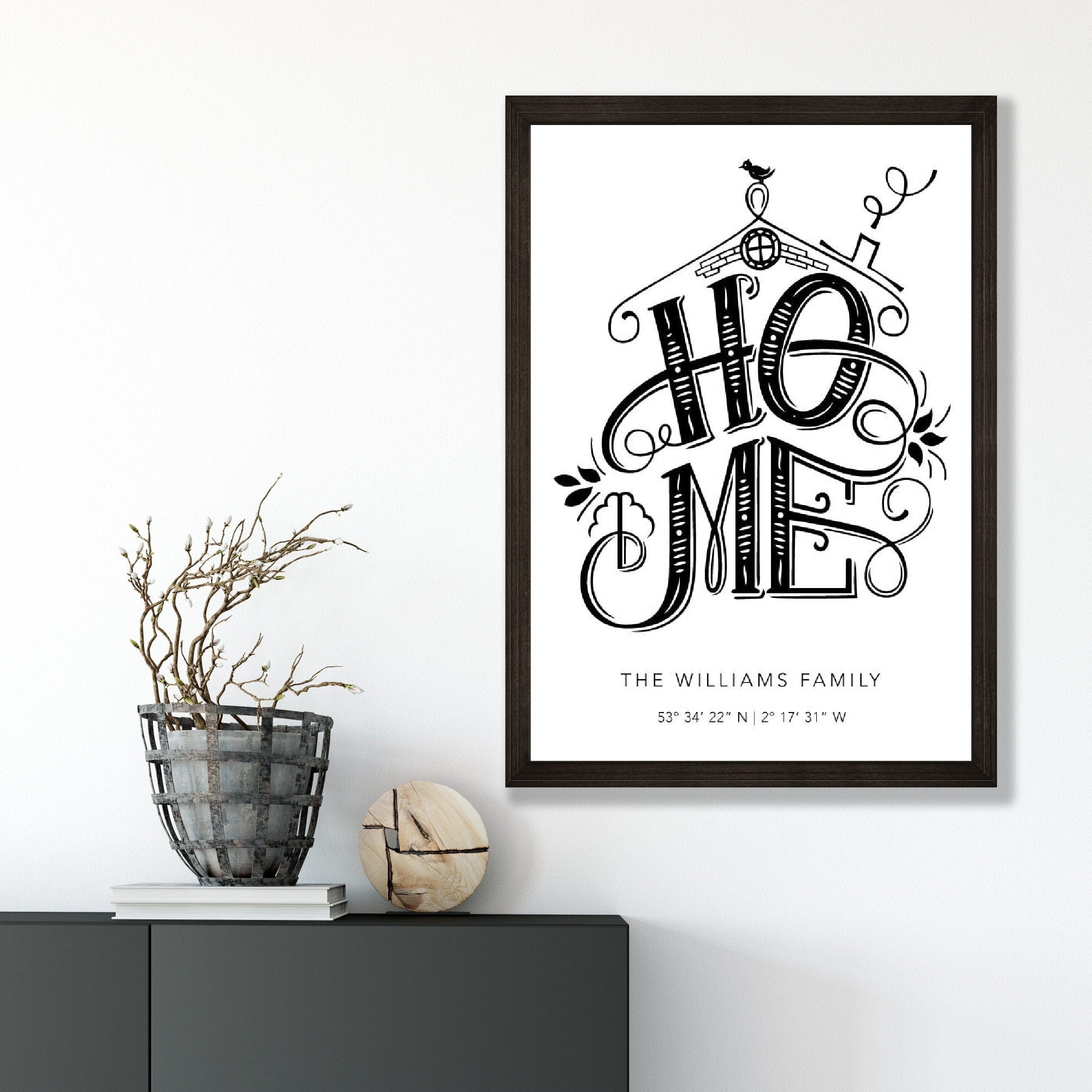 New Home Gift, Personalised Home Print, Housewarming Gift, First Home, New Home Print, Moving Gift, Christmas Gift, Custom Poster