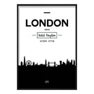 London City Skyline Cityscape Print