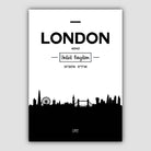 London City Skyline Cityscape Print