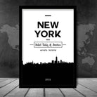 New York City Skyline Cityscape Print