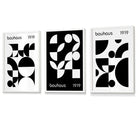 Flower Market Prints in Green, FRAMED Set of 3 with Flowers of London, Edinburgh, Dublin | Artze Wall Art UK